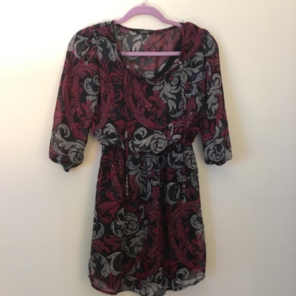 Paisley Print Dress. NWOT. XS